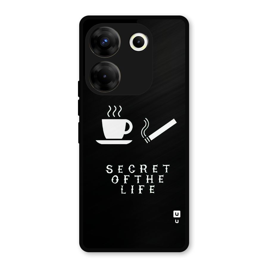 Secrate of Life Metal Back Case for Tecno Camon 20