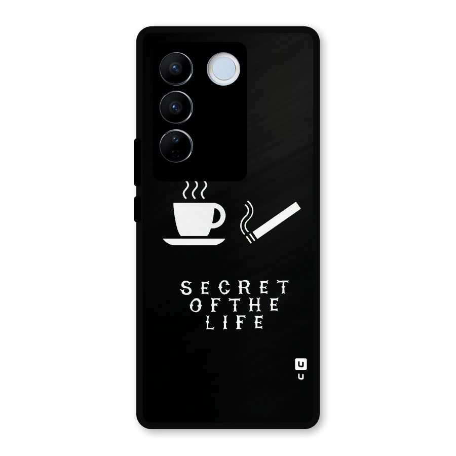 Secrate of Life Metal Back Case for Vivo V27