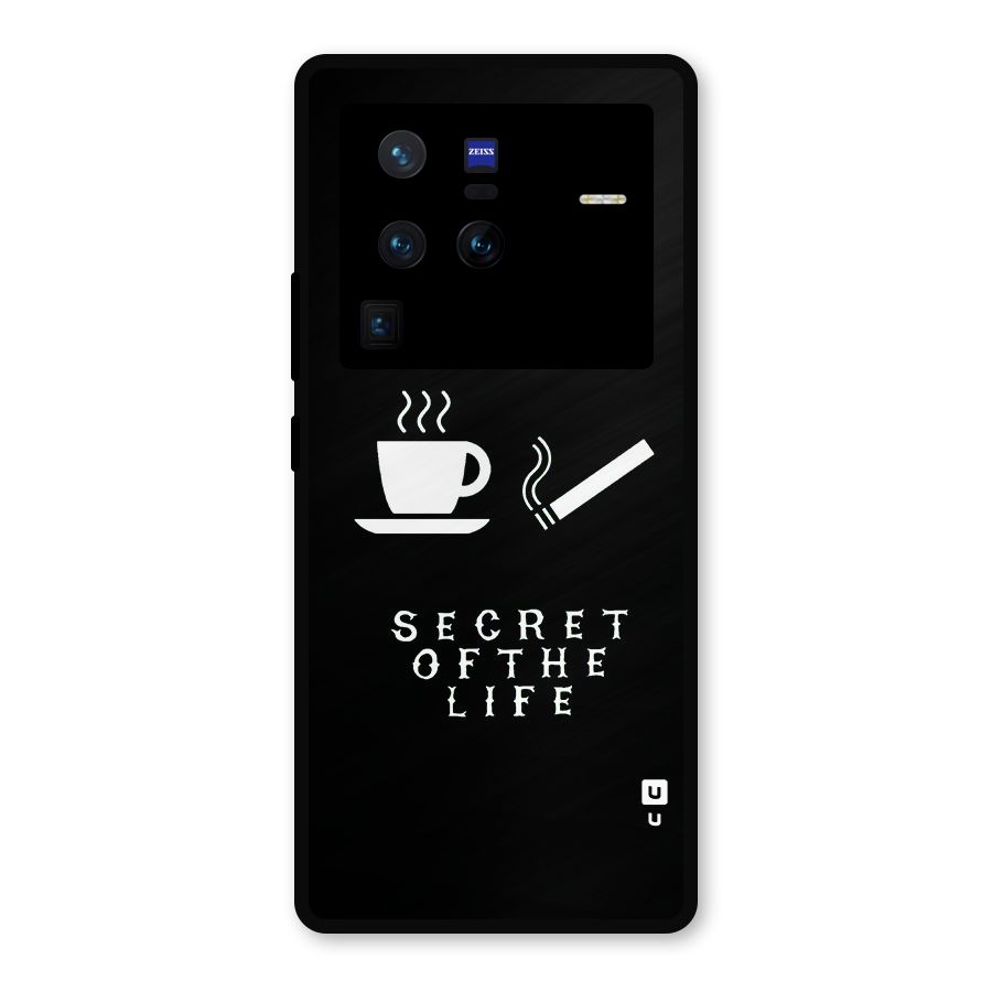 Secrate of Life Metal Back Case for Vivo X80 Pro