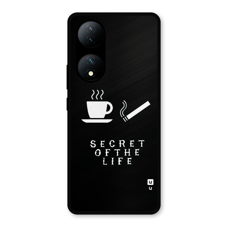 Secrate of Life Metal Back Case for Vivo Y100a