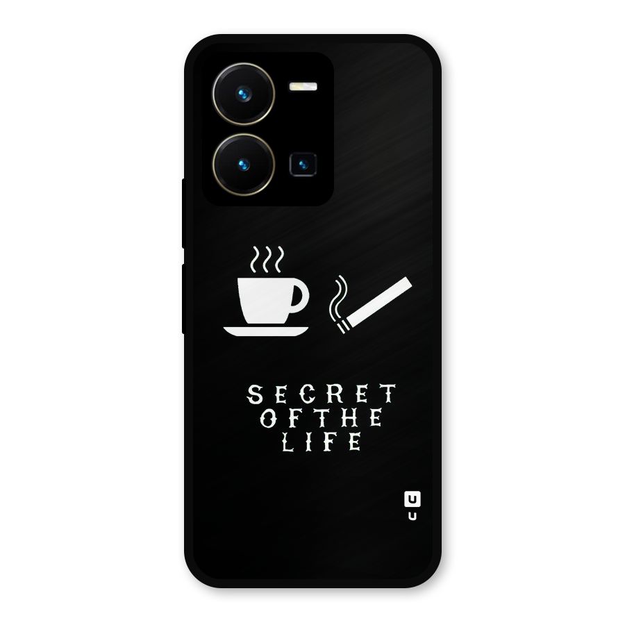 Secrate of Life Metal Back Case for Vivo Y35