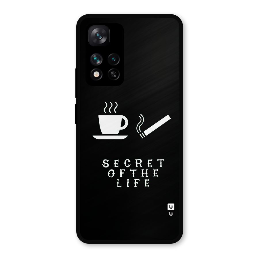 Secrate of Life Metal Back Case for Xiaomi 11i Hypercharge 5G