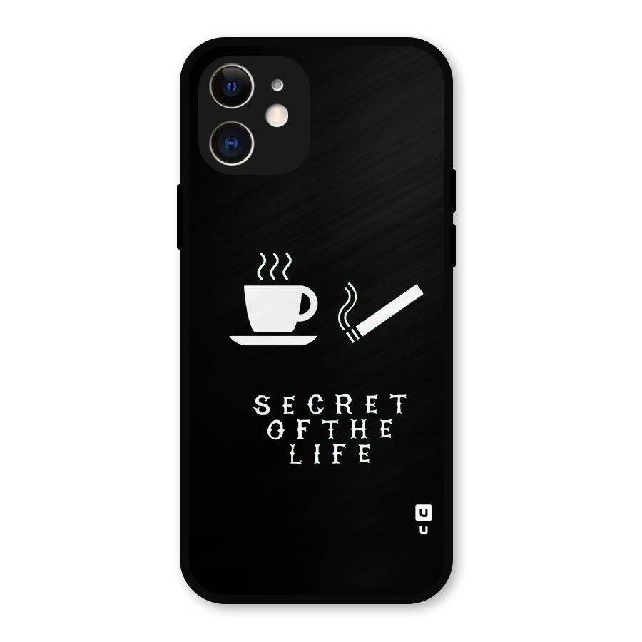 Secrate of Life Metal Back Case for iPhone 12