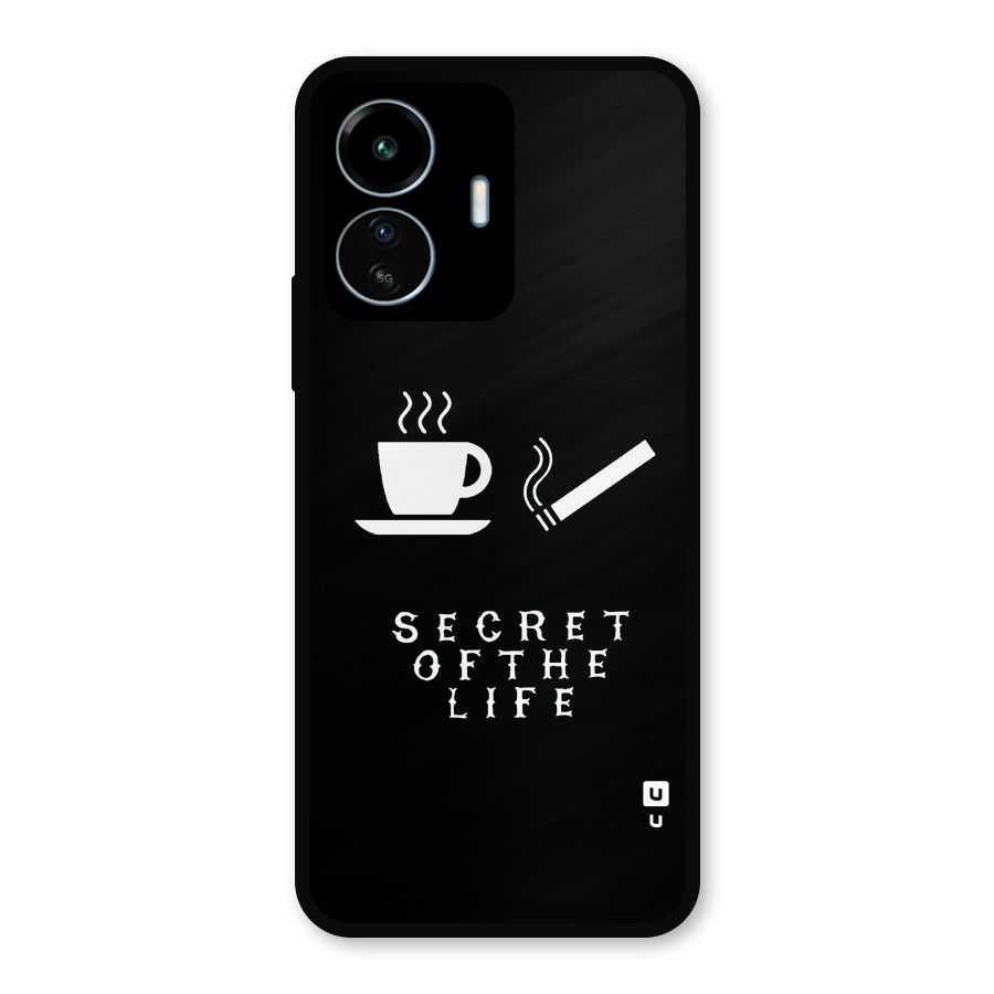 Secrate of Life Metal Back Case for vivo iQOO Z6 Lite 5G