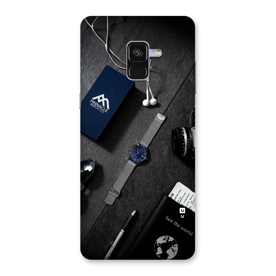 See The World Back Case for Galaxy A8 Plus
