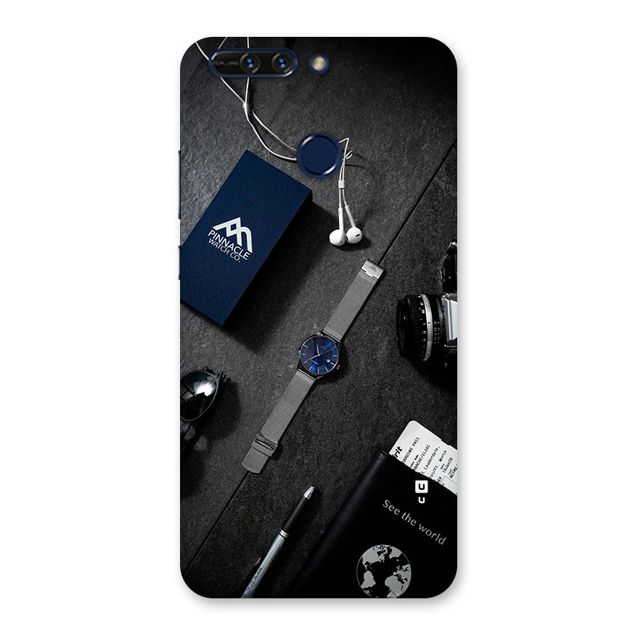 See The World Back Case for Honor 8 Pro