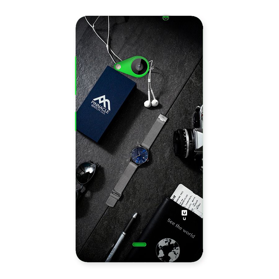 See The World Back Case for Lumia 535