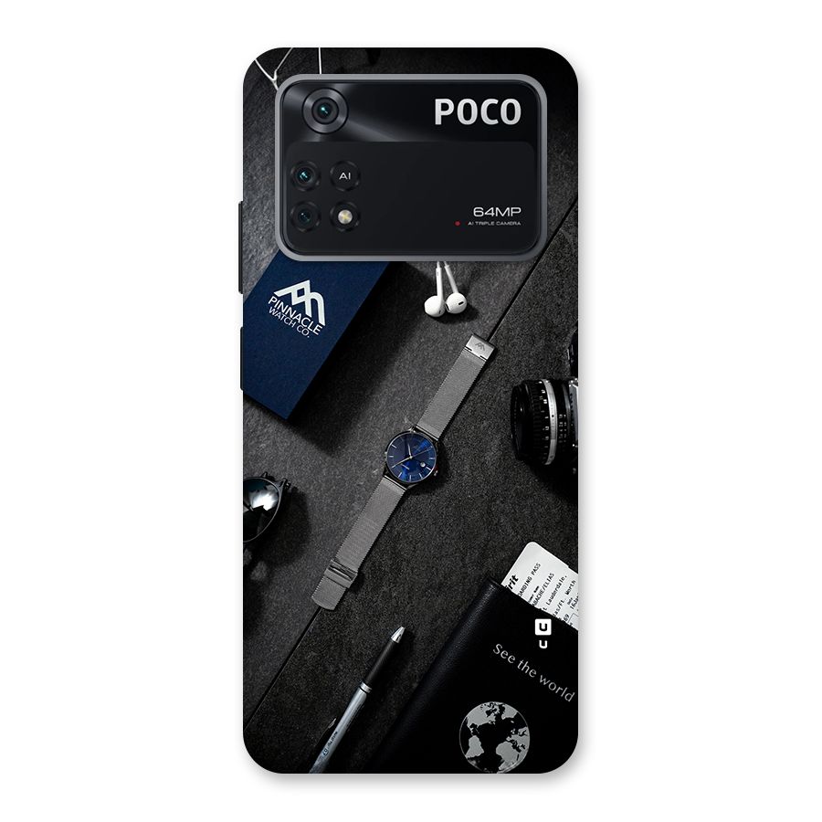See The World Back Case for Poco M4 Pro 4G