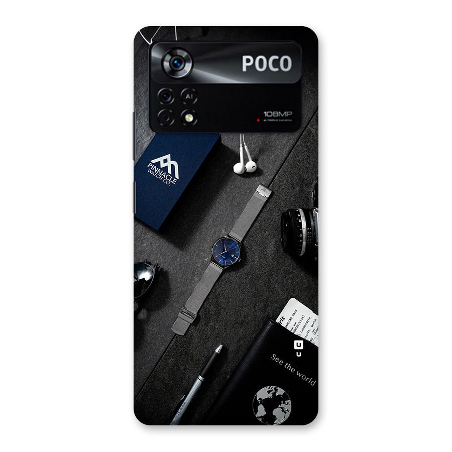 See The World Back Case for Poco X4 Pro 5G