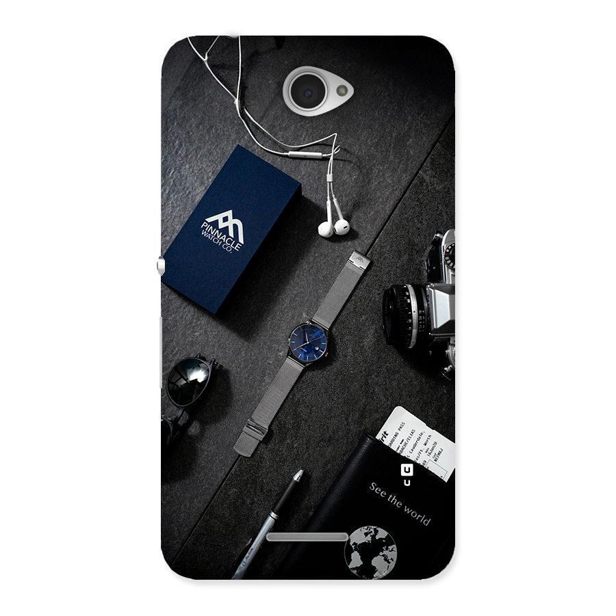 See The World Back Case for Xperia E4