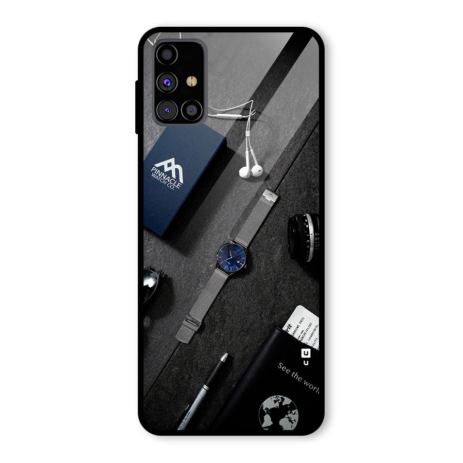 See The World Glass Back Case for Galaxy M31s