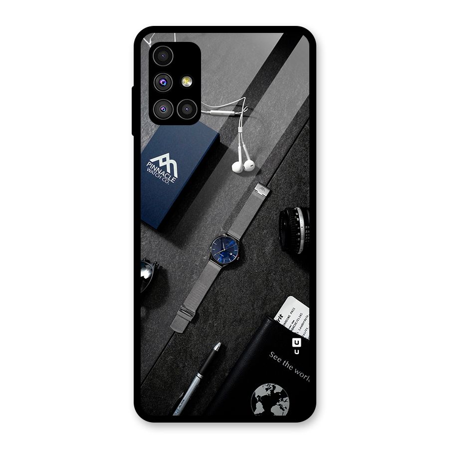 See The World Glass Back Case for Galaxy M51