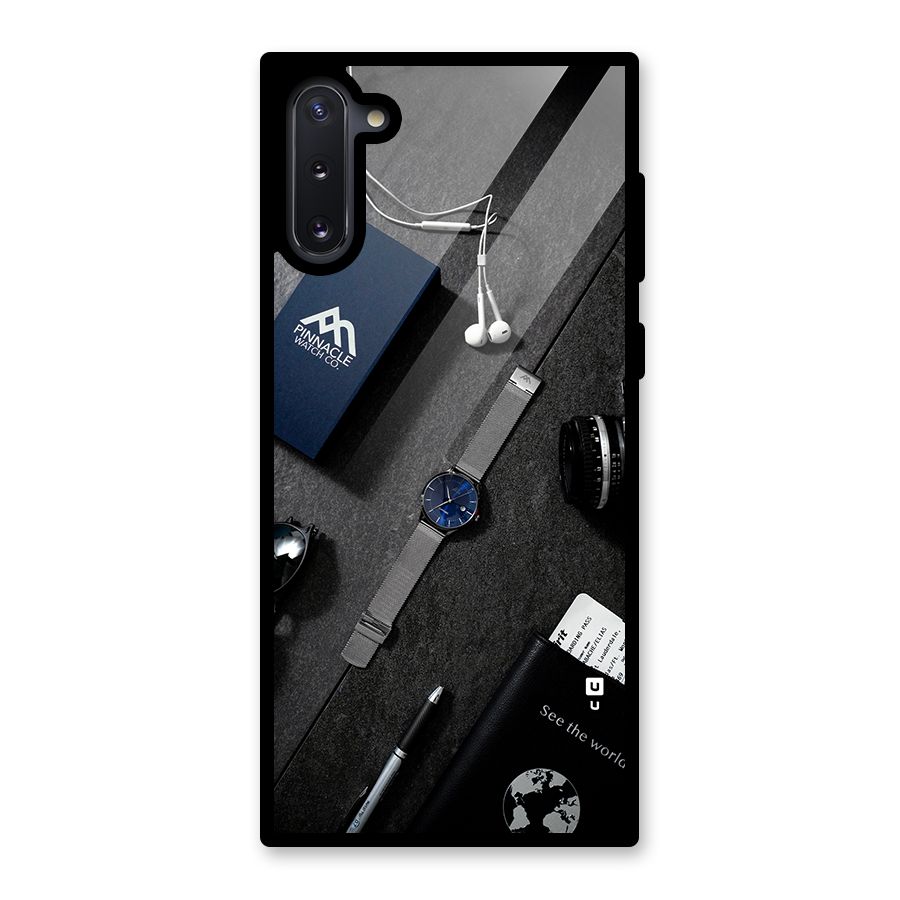 See The World Glass Back Case for Galaxy Note 10