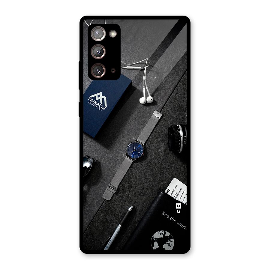 See The World Glass Back Case for Galaxy Note 20