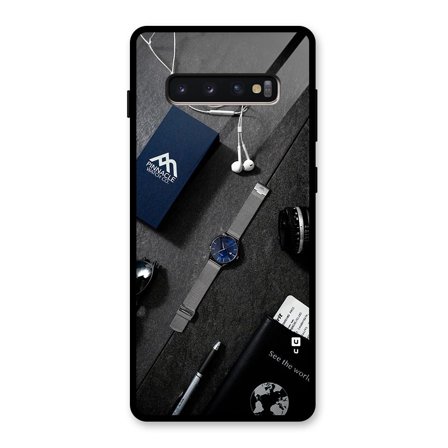 See The World Glass Back Case for Galaxy S10 Plus
