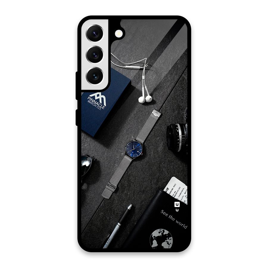 See The World Glass Back Case for Galaxy S22 Plus 5G