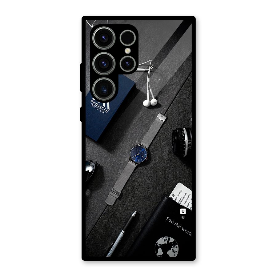 See The World Glass Back Case for Galaxy S23 Ultra