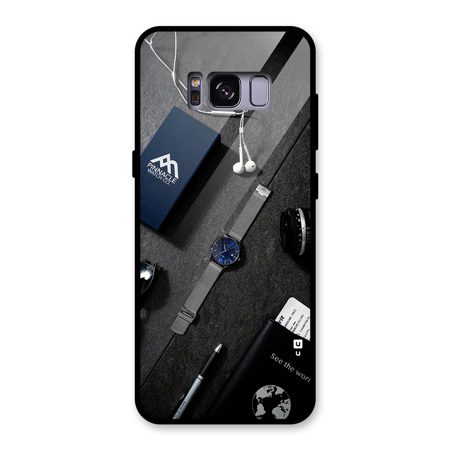 See The World Glass Back Case for Galaxy S8