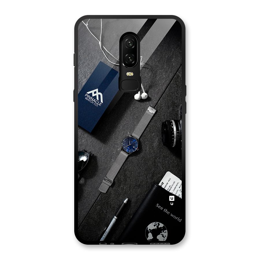 See The World Glass Back Case for OnePlus 6