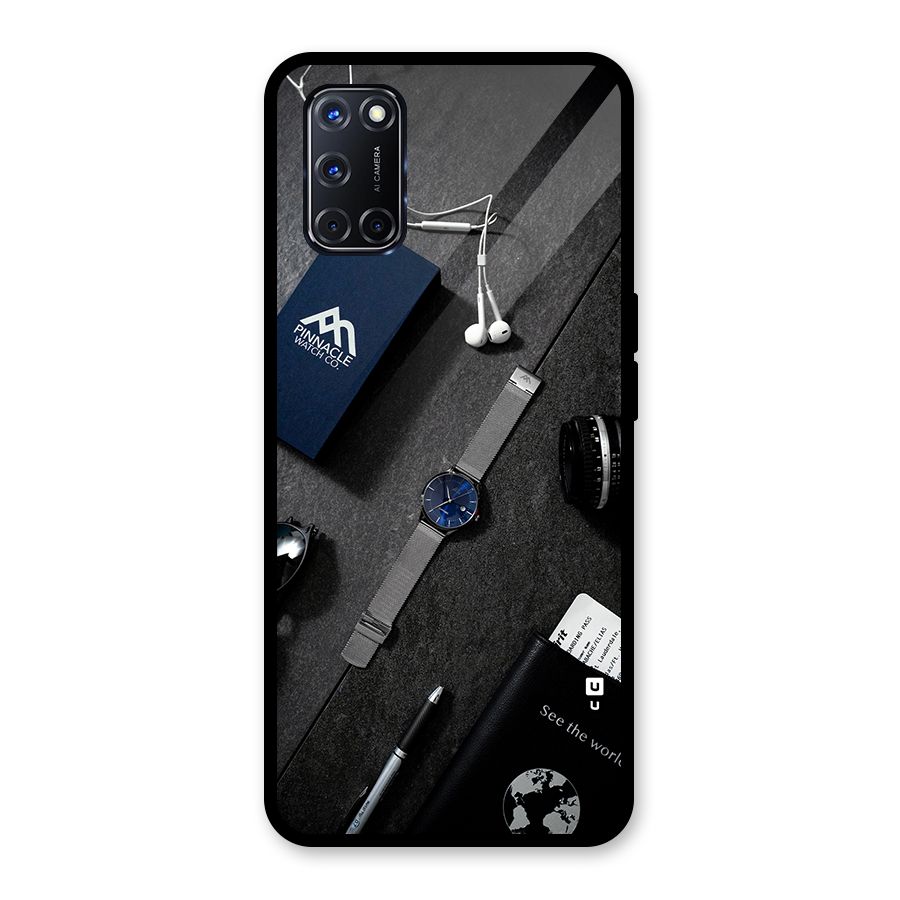 See The World Glass Back Case for Oppo A52