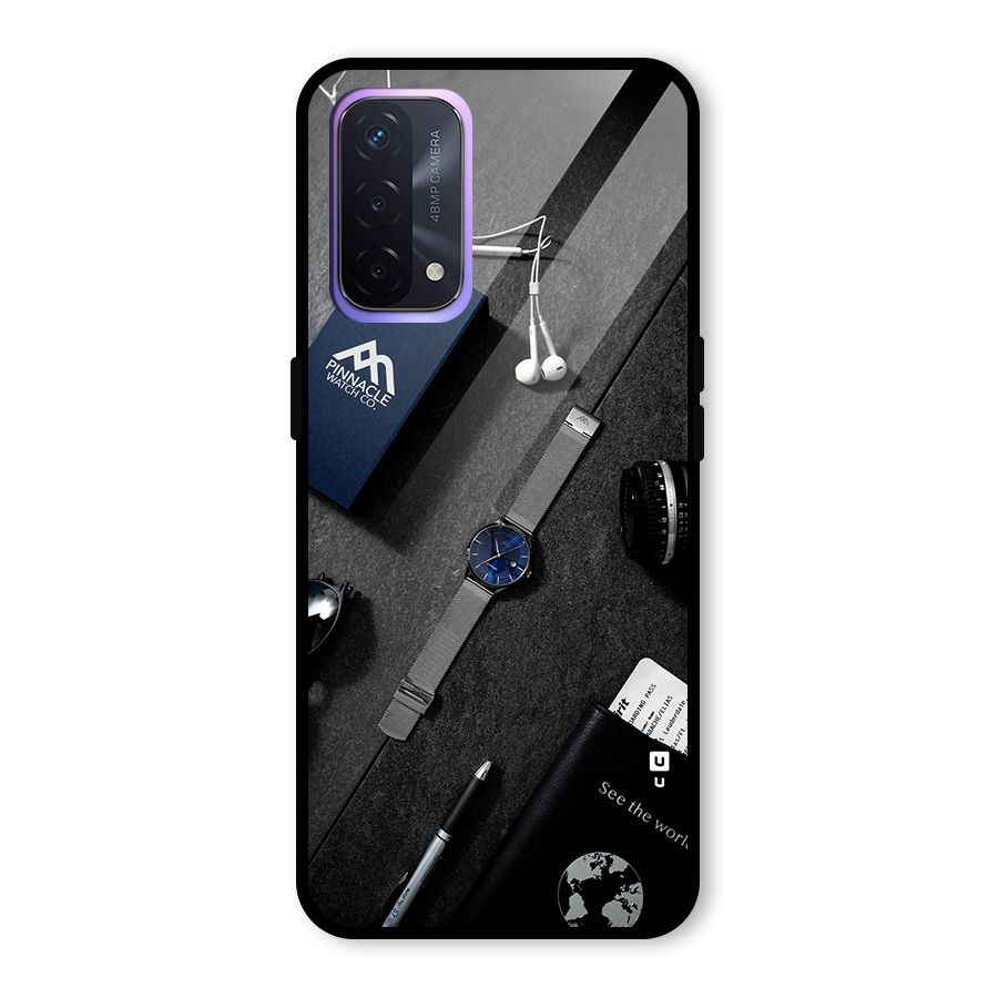 See The World Glass Back Case for Oppo A74 5G