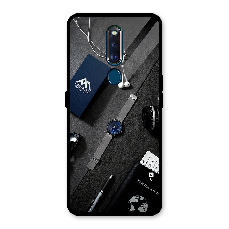 See The World Glass Back Case for Oppo F11 Pro