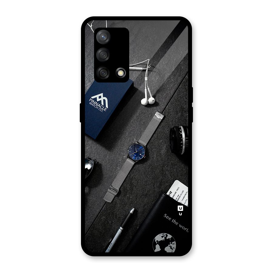 See The World Glass Back Case for Oppo F19