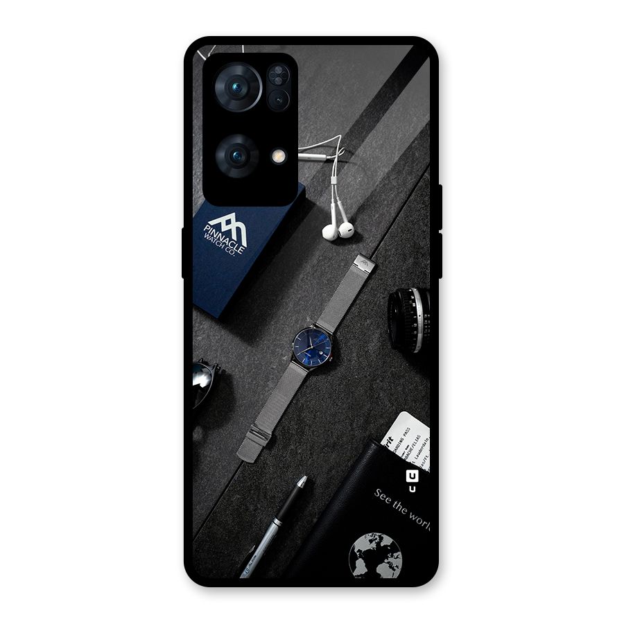 See The World Glass Back Case for Oppo Reno7 Pro 5G