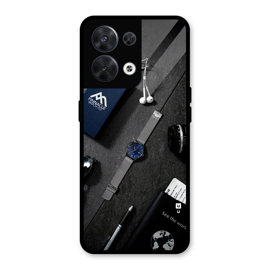 See The World Glass Back Case for Oppo Reno8 5G
