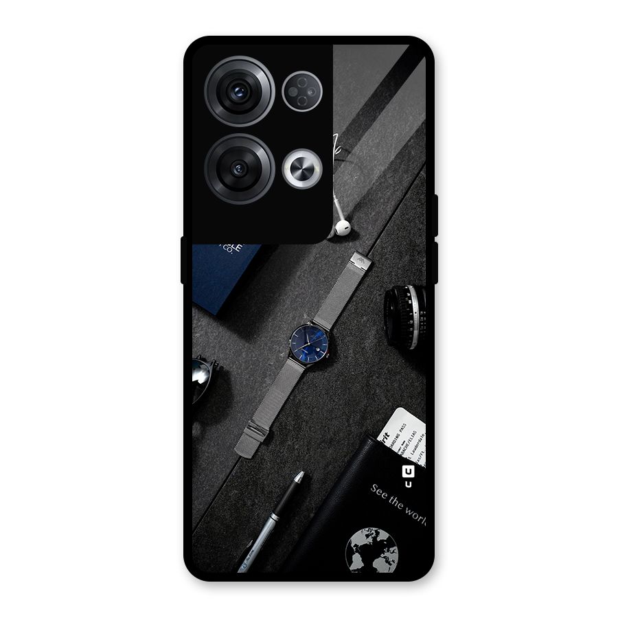 See The World Glass Back Case for Oppo Reno8 Pro 5G