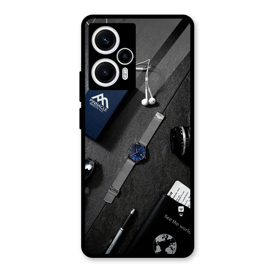See The World Glass Back Case for Poco F5
