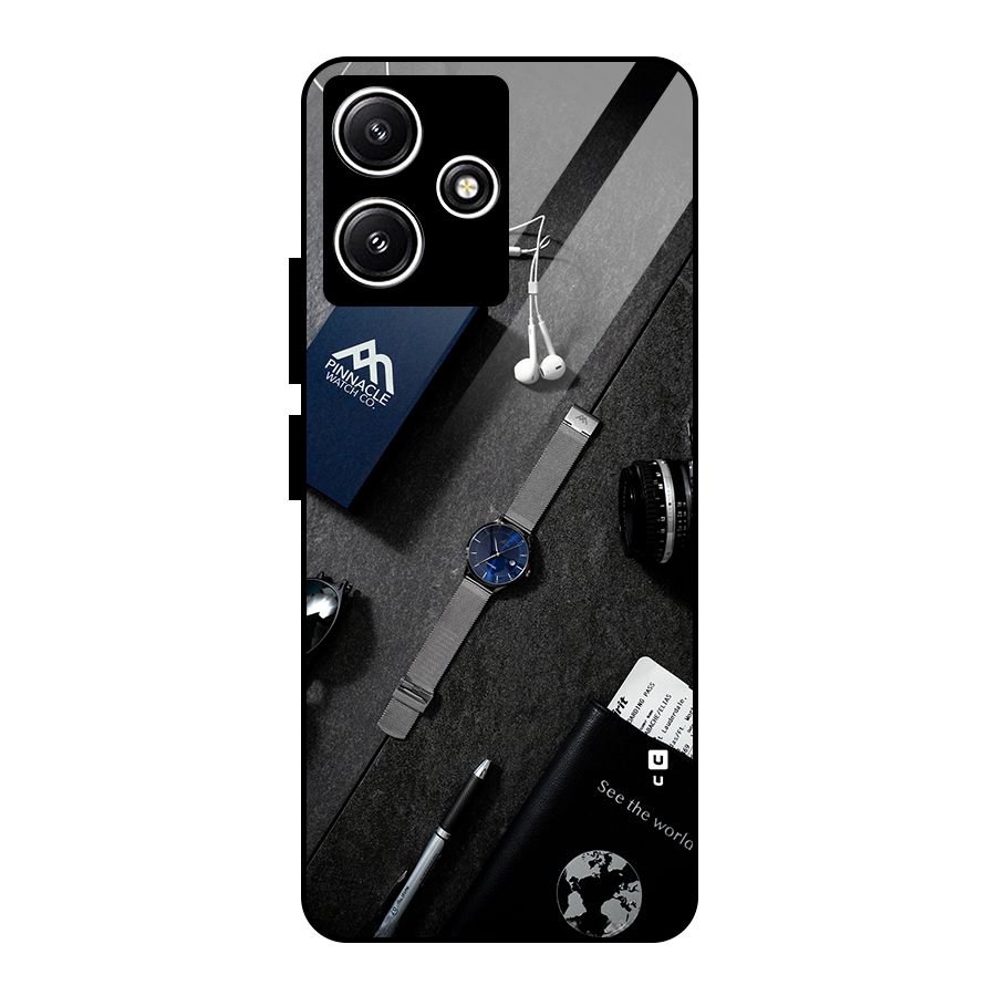See The World Glass Back Case for Poco M6 Pro