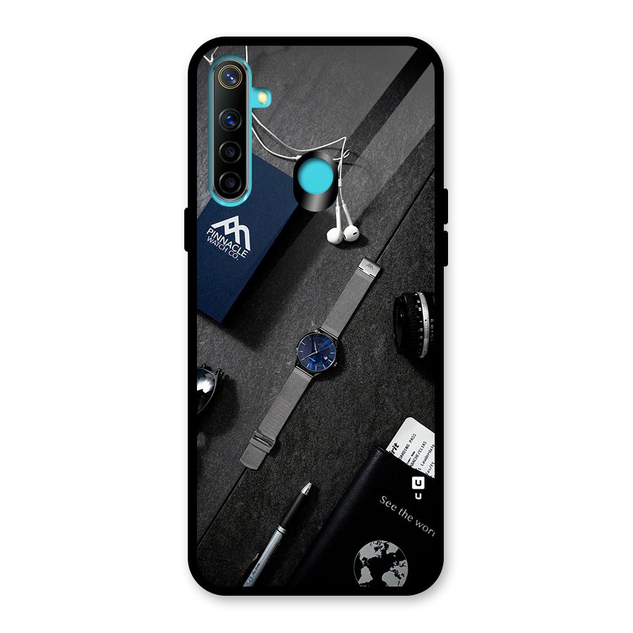 See The World Glass Back Case for Realme 5i