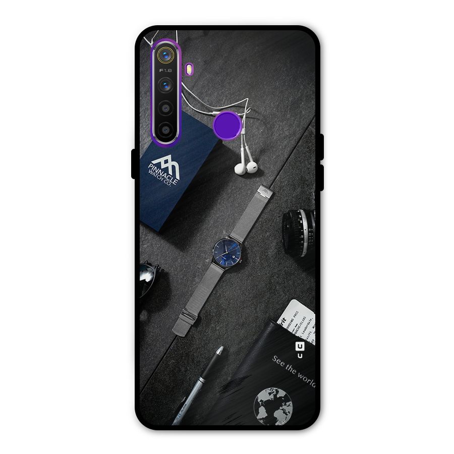 See The World Glass Back Case for Realme 5s