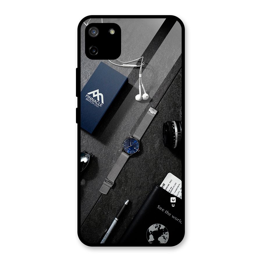 See The World Glass Back Case for Realme C11