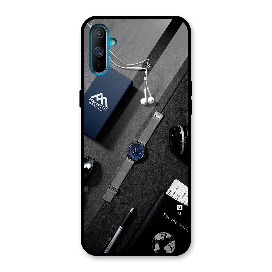 See The World Glass Back Case for Realme C3