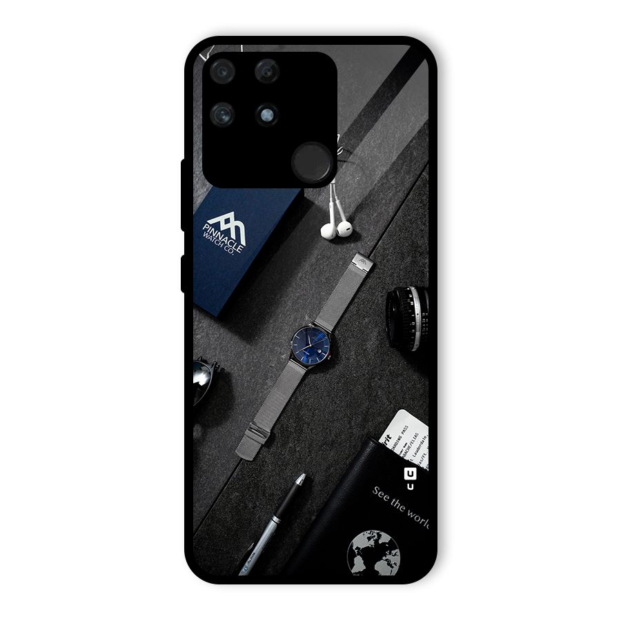 See The World Glass Back Case for Realme Narzo 50A