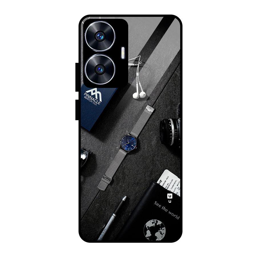 See The World Glass Back Case for Realme Narzo N55