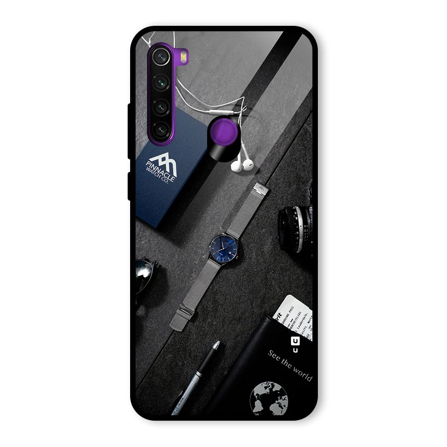 See The World Glass Back Case for Redmi Note 8