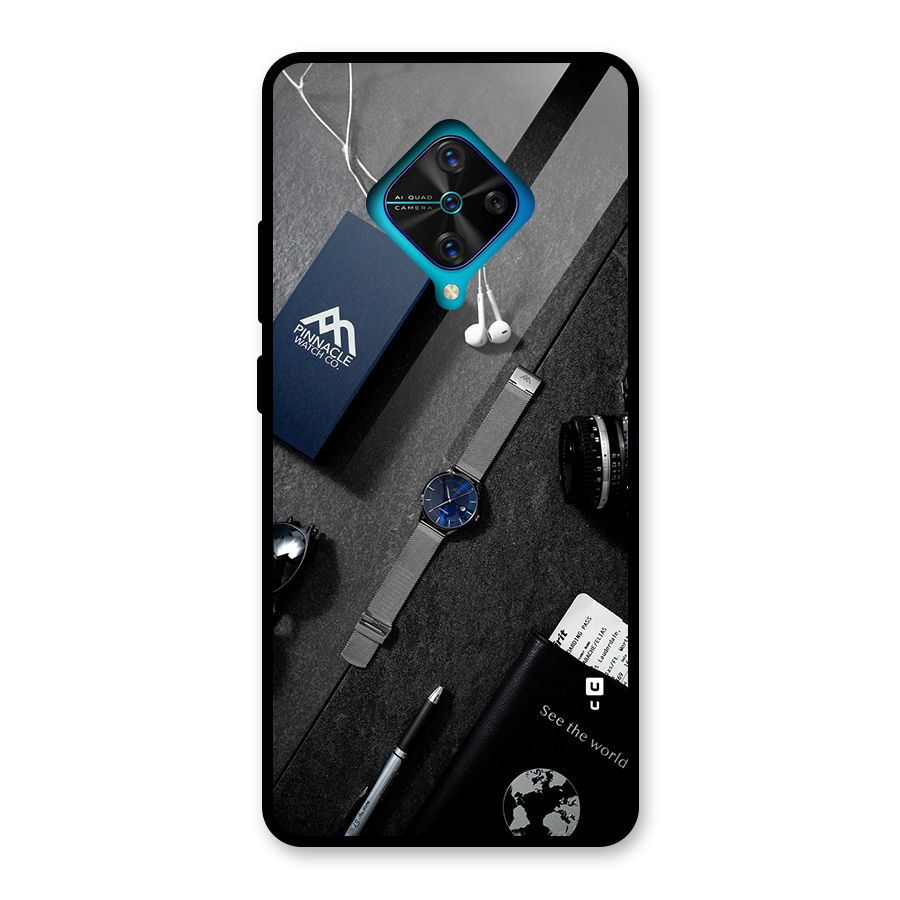 See The World Glass Back Case for Vivo S1 Pro