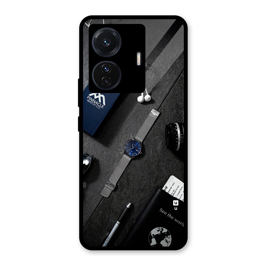 See The World Glass Back Case for Vivo T1 Pro