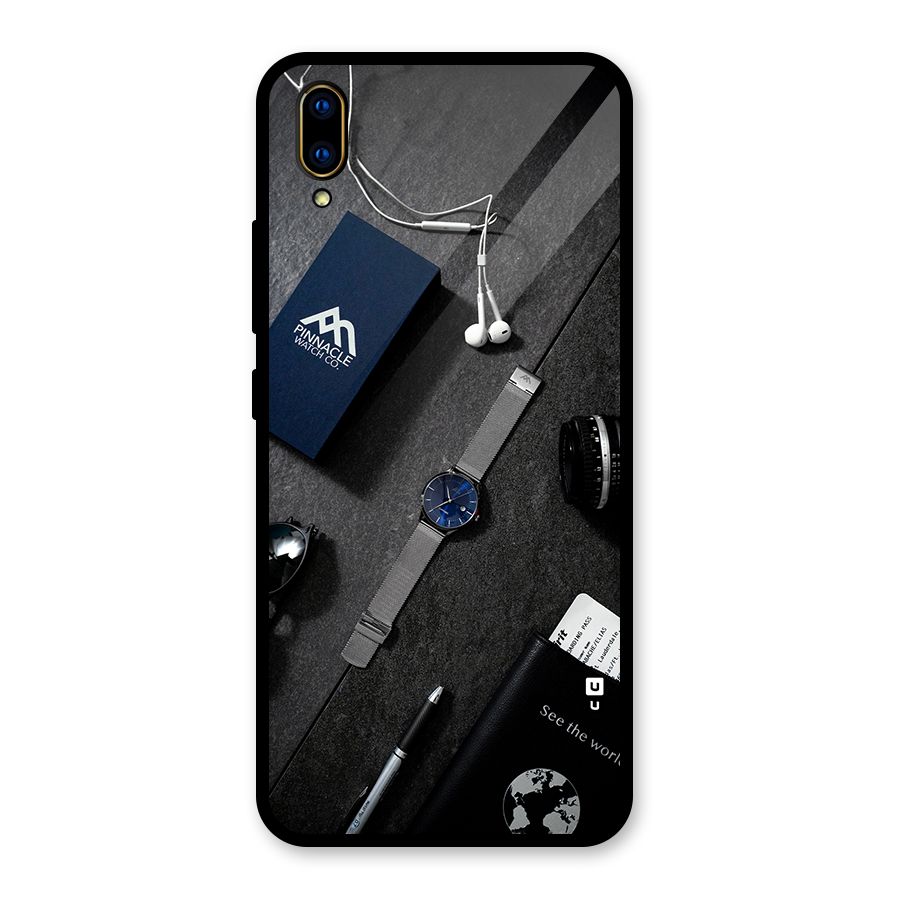 See The World Glass Back Case for Vivo V11 Pro