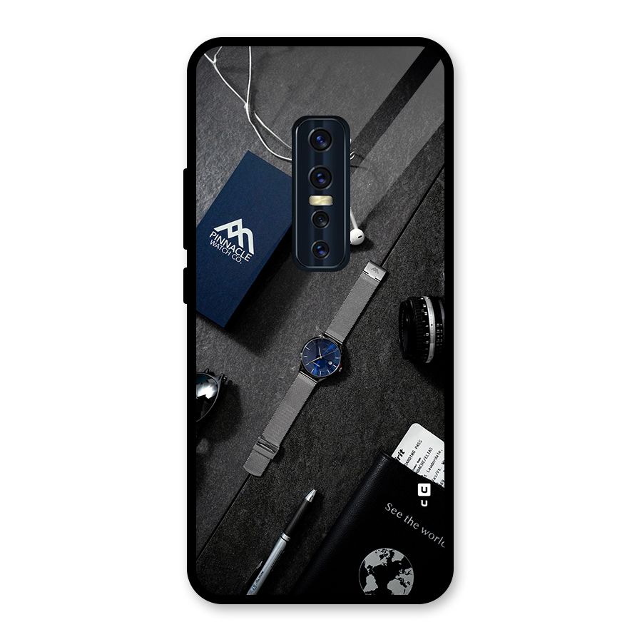 See The World Glass Back Case for Vivo V17 Pro