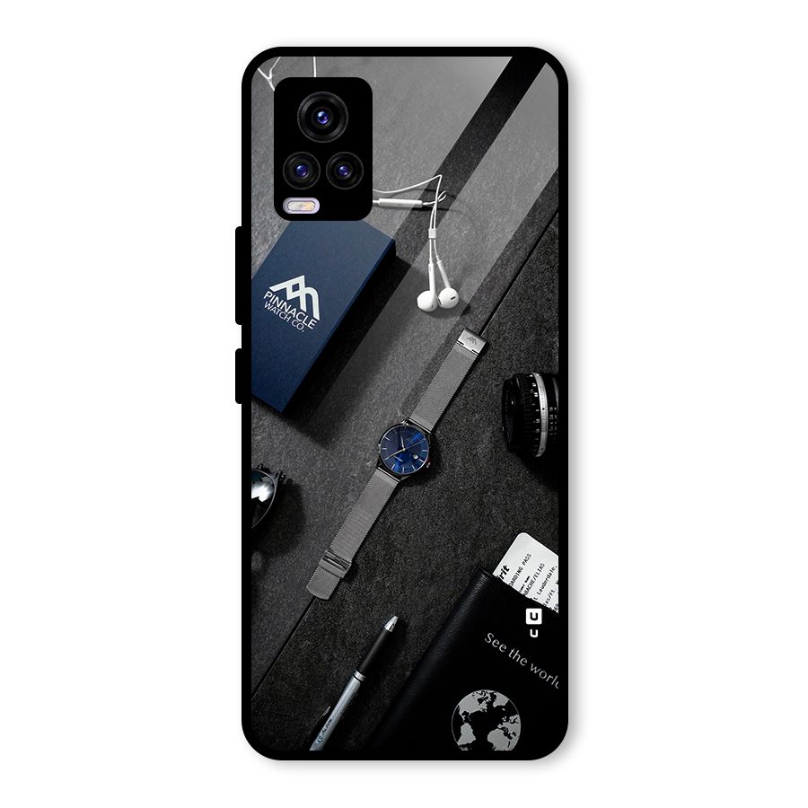 See The World Glass Back Case for Vivo V20