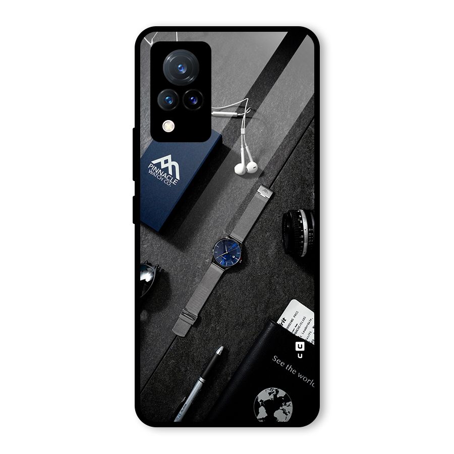 See The World Glass Back Case for Vivo V21 5G