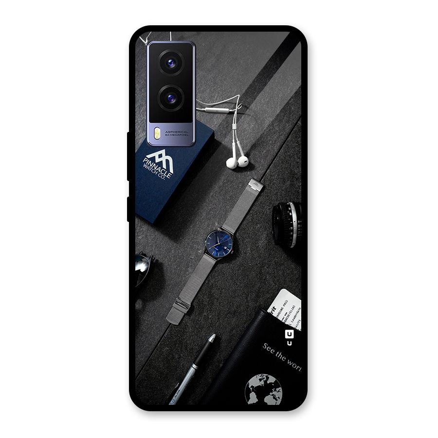 See The World Glass Back Case for Vivo V21e 5G