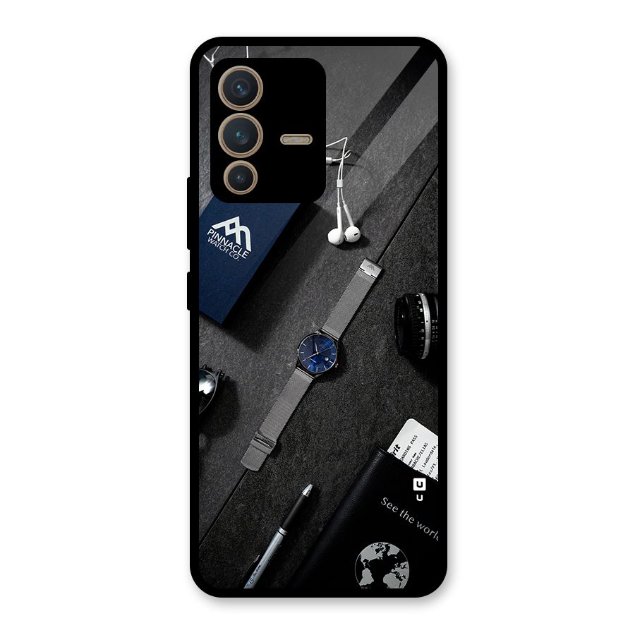 See The World Glass Back Case for Vivo V23 5G