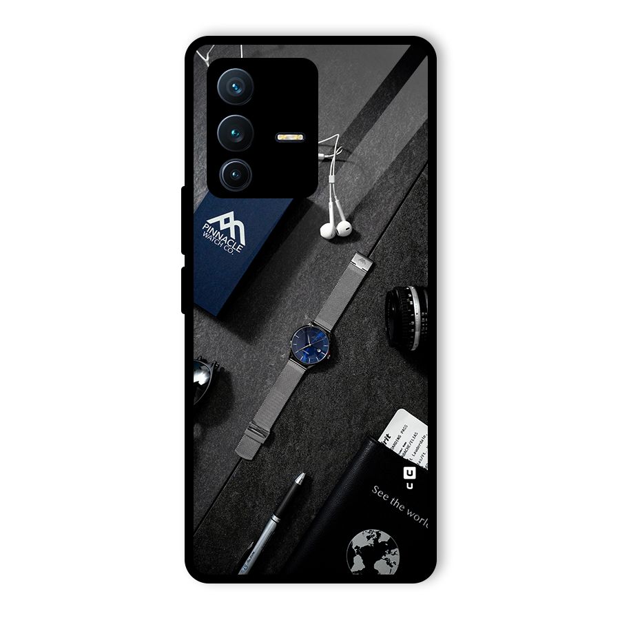 See The World Glass Back Case for Vivo V23 Pro