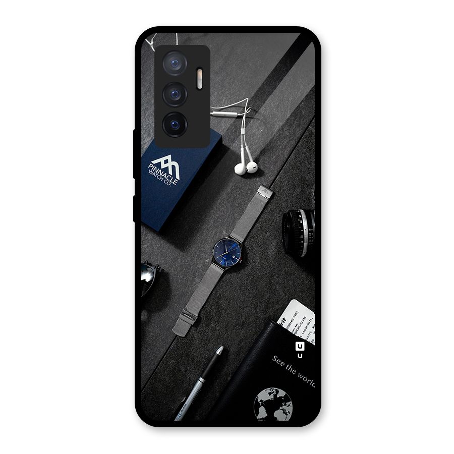 See The World Glass Back Case for Vivo V23e
