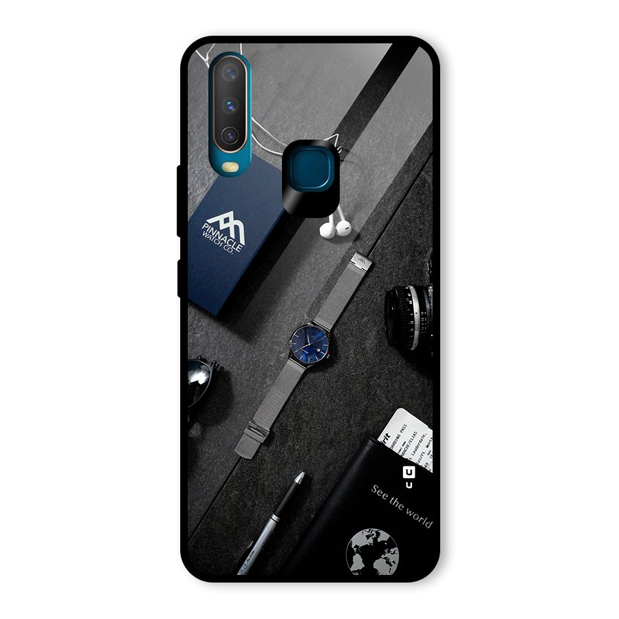 See The World Glass Back Case for Vivo Y15